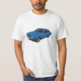 Camiseta del azul de la puerta de Toyota Corolla
