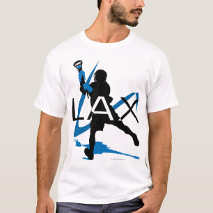 Camiseta del azul de LAX de los muchachos de