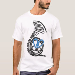 Camiseta del azul del amor de Humppa