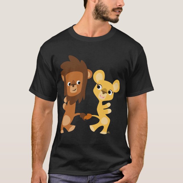 Camiseta del baile del león y de la leona del (Anverso)