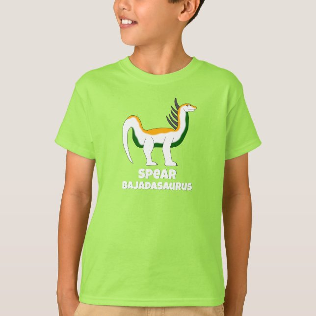 Camiseta del Bajadasaurus Dino Spear (Anverso)