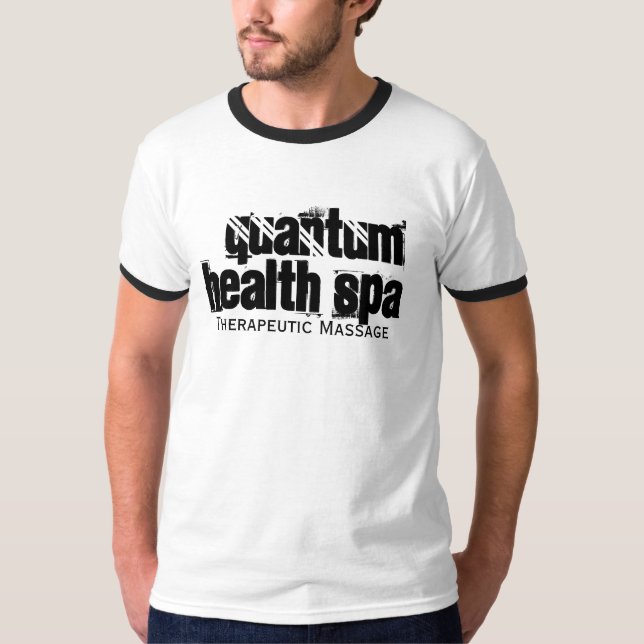 Camiseta del balneario de la salud de Quantum (Anverso)