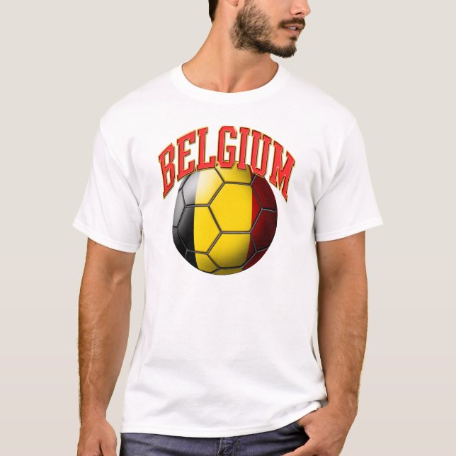 Camiseta del balón de fútbol de Bélgica (Anverso)