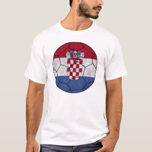 Camiseta del balón de fútbol de Croacia