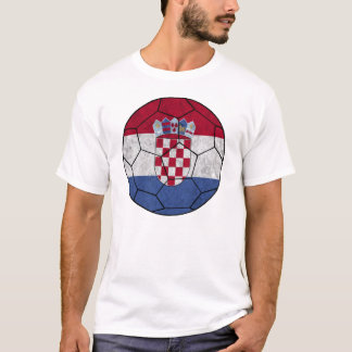 Camiseta del balón de fútbol de Croacia