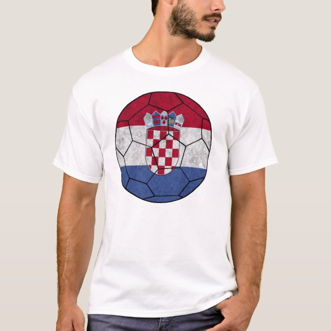 Camiseta del balón de fútbol de Croacia (Anverso)