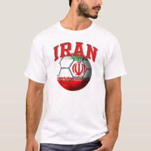 Camiseta del balón de fútbol de Irán