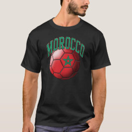 Camiseta del balón de fútbol de Marruecos