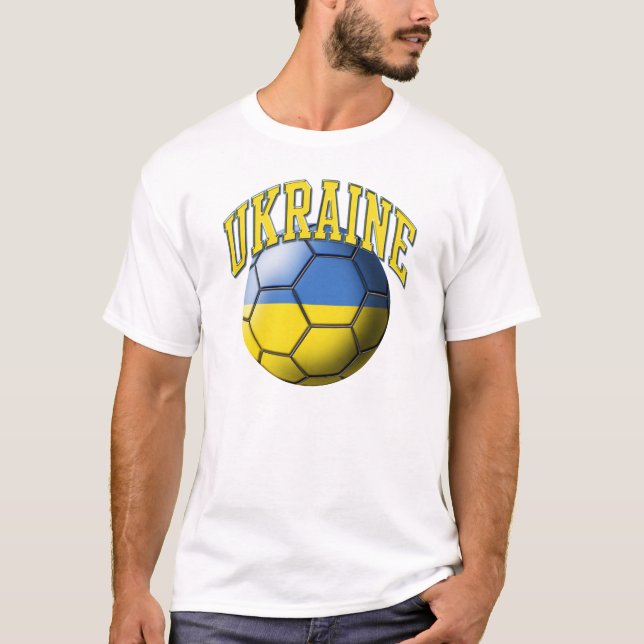 Camiseta del balón de fútbol de Ucrania (Anverso)