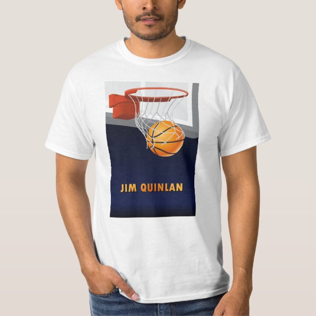 Camiseta del baloncesto de Jim Quinlan (Anverso)