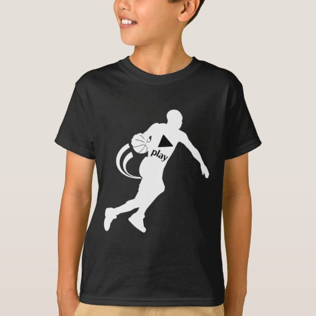 CAMISETA DEL BALONCESTO DEL JUEGO DEL EMPUJE DE (Anverso)