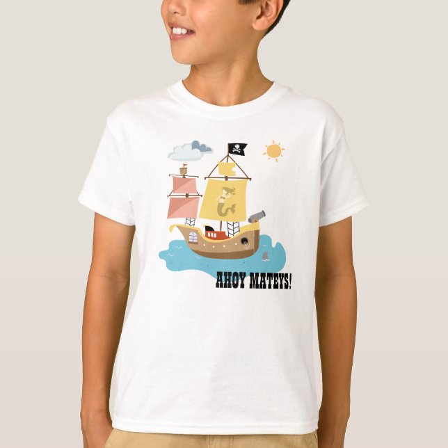 Camiseta del barco pirata (Anverso)