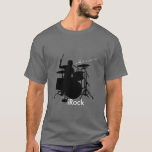 camiseta del batería del iRock