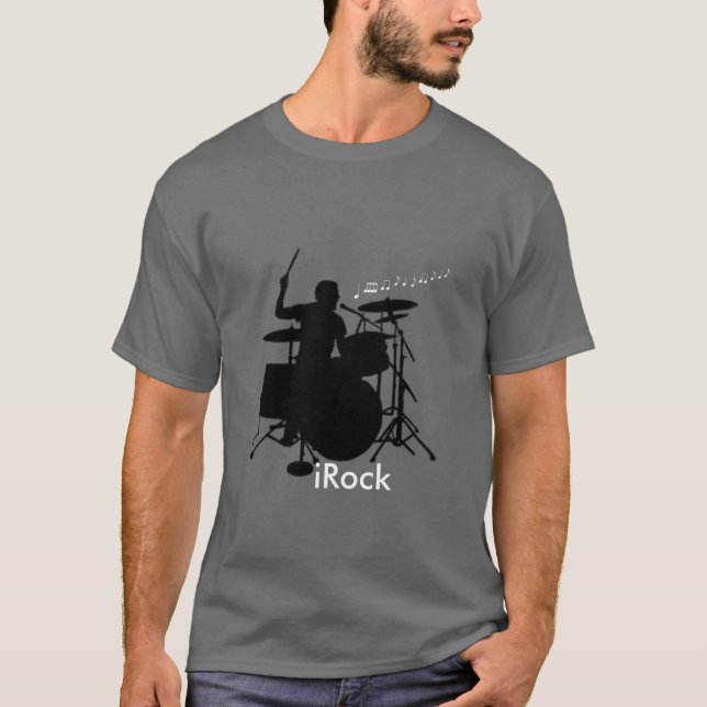 camiseta del batería del iRock (Anverso)