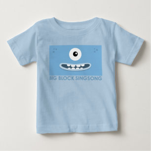 Camiseta del bebé azul de Dah de la camiseta del