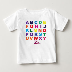 Camiseta del bebé de ABC