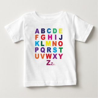 Camiseta del bebé de ABC