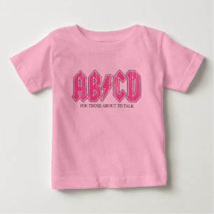 CAMISETA DEL BEBÉ DE ABCD
