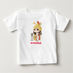 Camiseta del bebé de Athena
