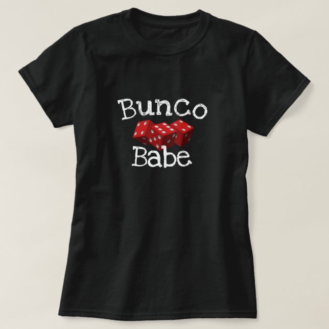 Camiseta del bebé de Bunco (Diseño del anverso)
