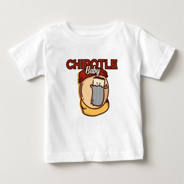Camiseta del bebé de Chipotle (Anverso)