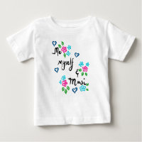 Camiseta del bebé de Desi - yo mismo y Masi