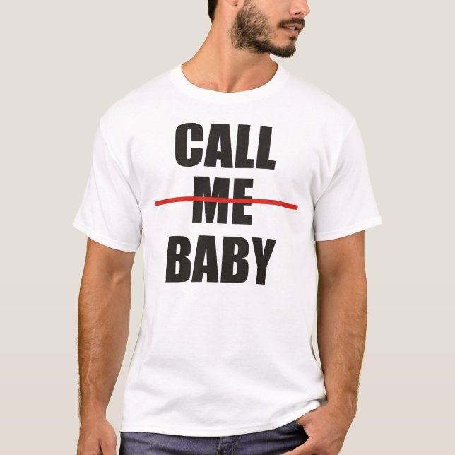 Camiseta del bebé de EXO "llámeme" (Anverso)