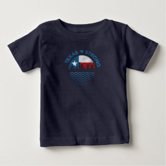 Camiseta del bebé de Harvey del huracán fuerte de