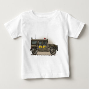 Camiseta del bebé de Hummer del equipo de GOLPE