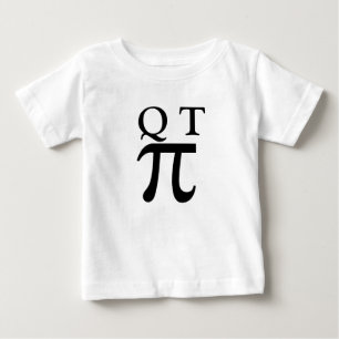 Camiseta del bebé de la empanada de Q T pi aka