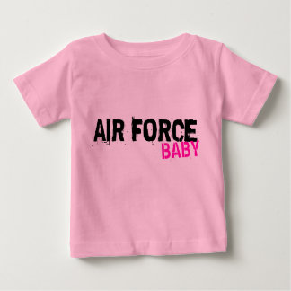 Camiseta del bebé de la fuerza aérea