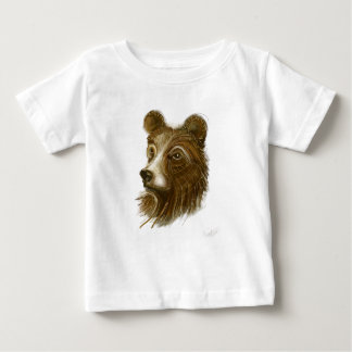 Camiseta del bebé de la impresión del oso