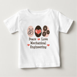 Camiseta del bebé de la ingeniería industrial de