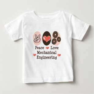 Camiseta del bebé de la ingeniería industrial del