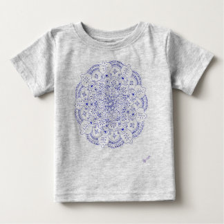Camiseta del bebé de la mandala 5