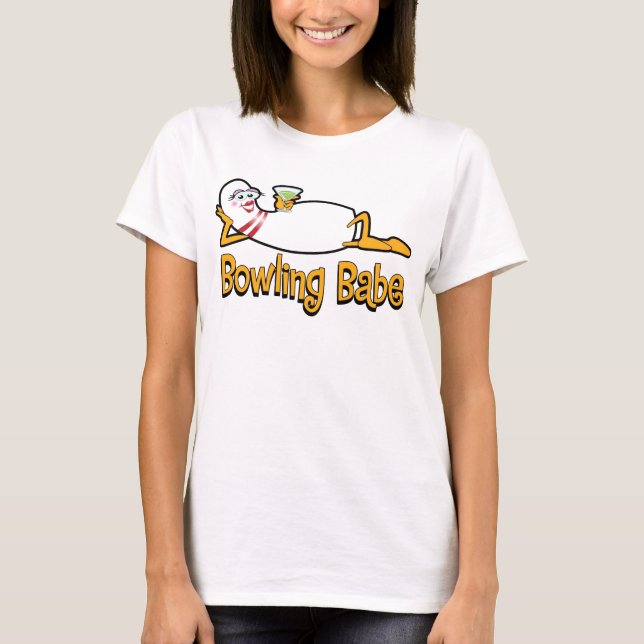 Camiseta del bebé de los bolos para los jugadores (Anverso)