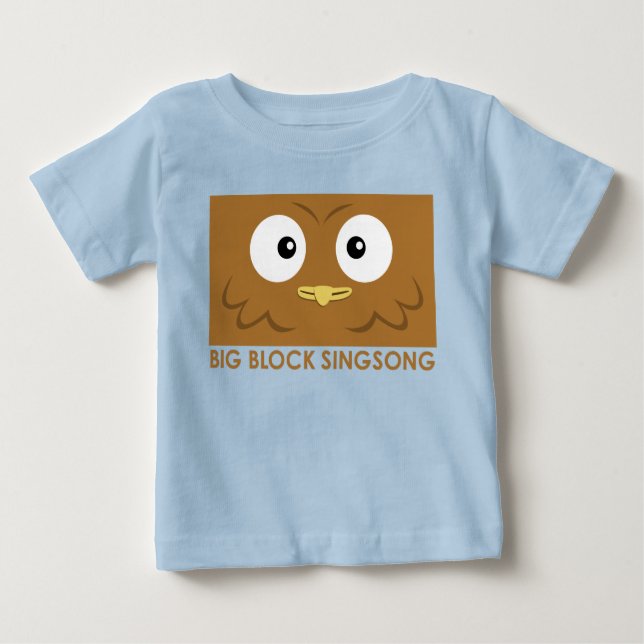 Camiseta del bebé del búho de BBSS (Anverso)