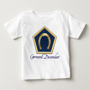 Camiseta del bebé del descendiente de Germanna