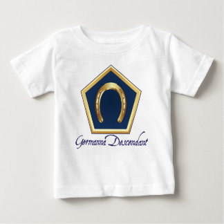 Camiseta del bebé del descendiente de Germanna
