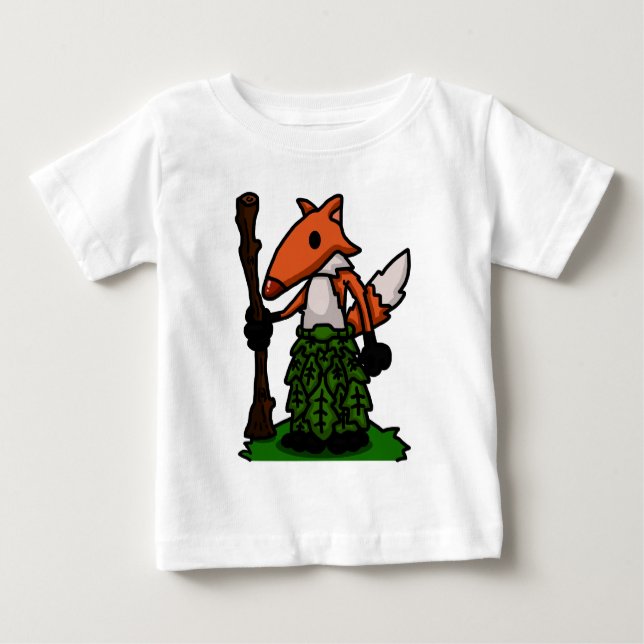 Camiseta del bebé del druida del Fox (Anverso)
