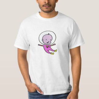 CAMISETA DEL BEBÉ DEL ESPACIO