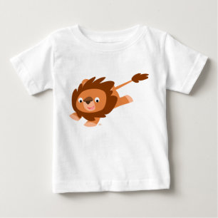Camiseta del bebé del león, Personalizado vivo y l