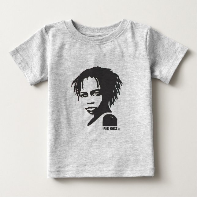 Camiseta del bebé del niño de IRIE KIDZ® "Rasta" (Anverso)