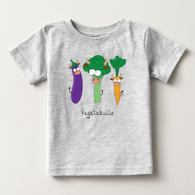 Camiseta del bebé del niño gracioso (Anverso)
