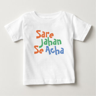 Camiseta del bebé del SE Acha Desi de Sare Jahan