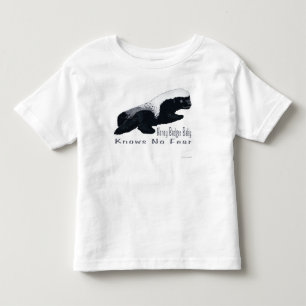 Camiseta del bebé del tejón de miel