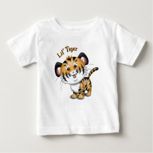 Camiseta del bebé del tigre de Lil