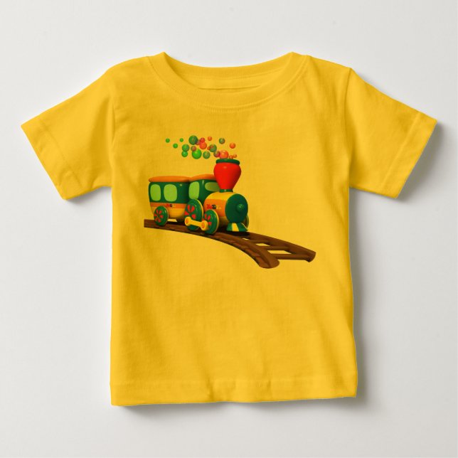 Camiseta del bebé del tren de TuTiTu (Anverso)