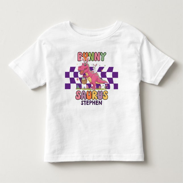 Camiseta del bebé Dino-Saurus (Anverso)