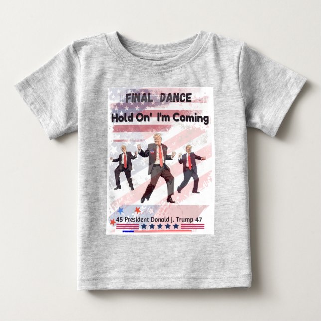 Camiseta del bebé Donald Trump (Anverso)